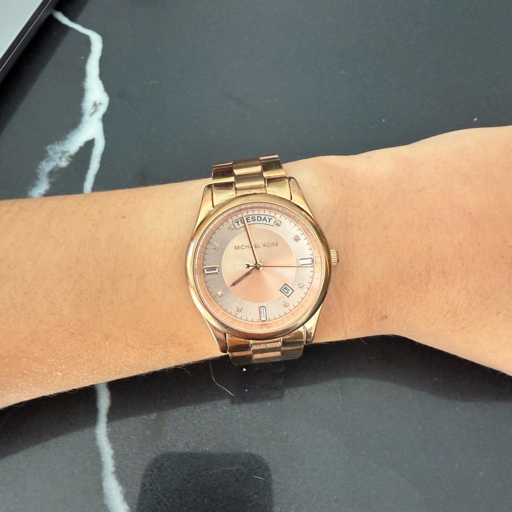 Michael Kors Rose Gold Watch